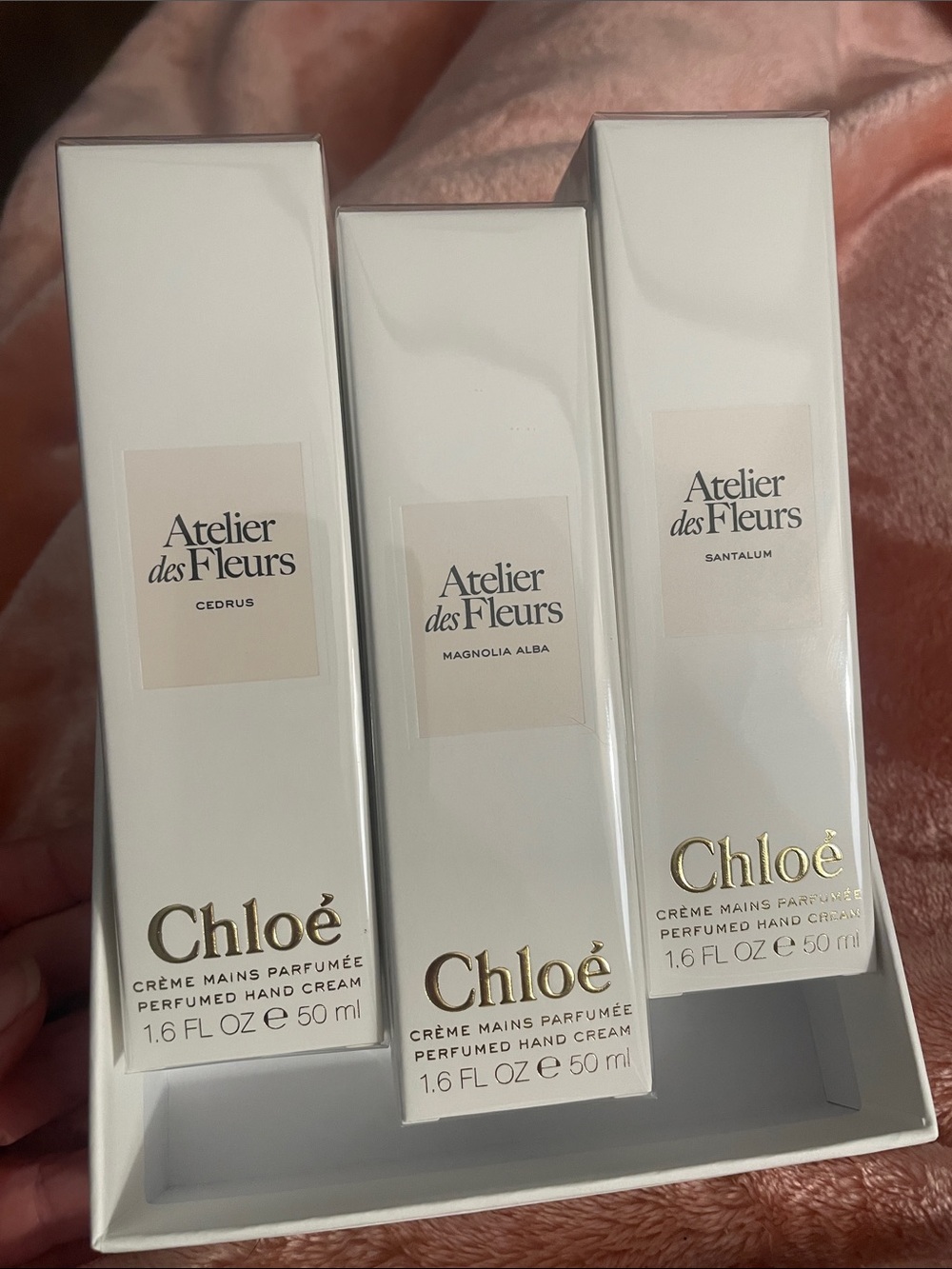 🍉 CHLOE Atelier des Fleurs Perfumed Hand Cream Trio - Picture 4 of 7